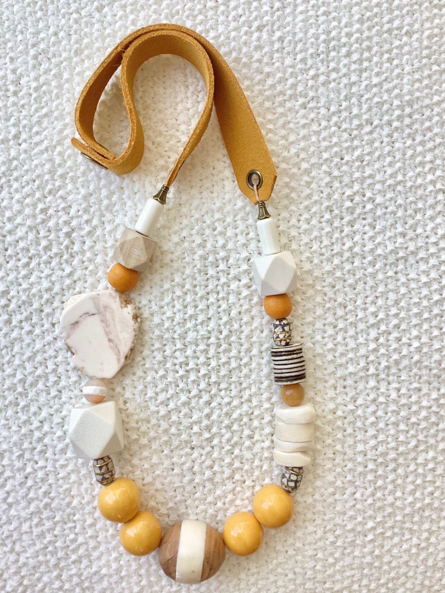 Sunshine Leather Necklace