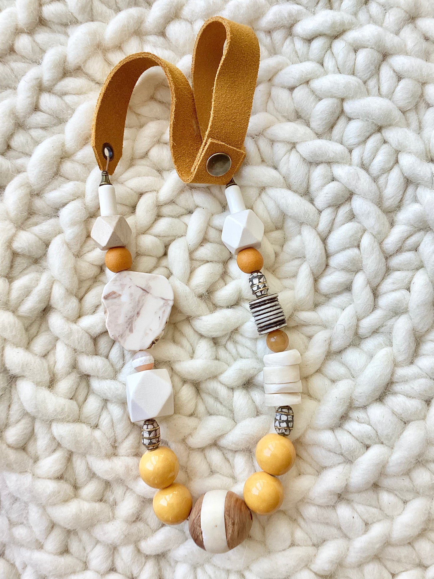 Sunshine Leather Necklace