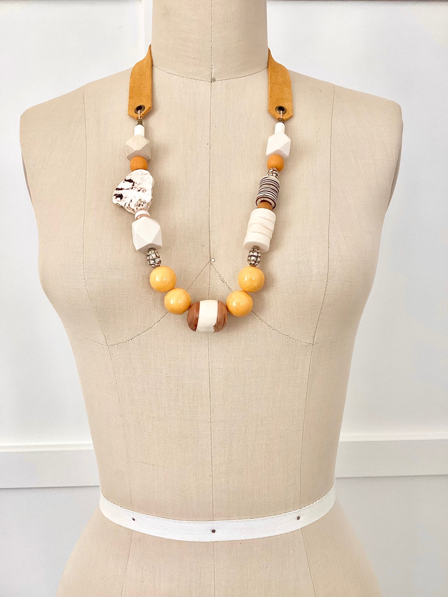 Sunshine Leather Necklace