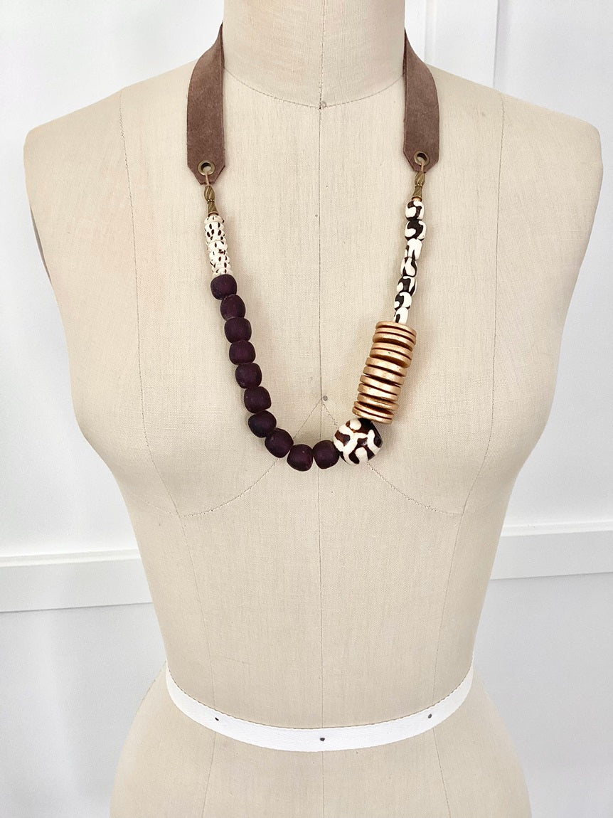 Burgundy Necklace