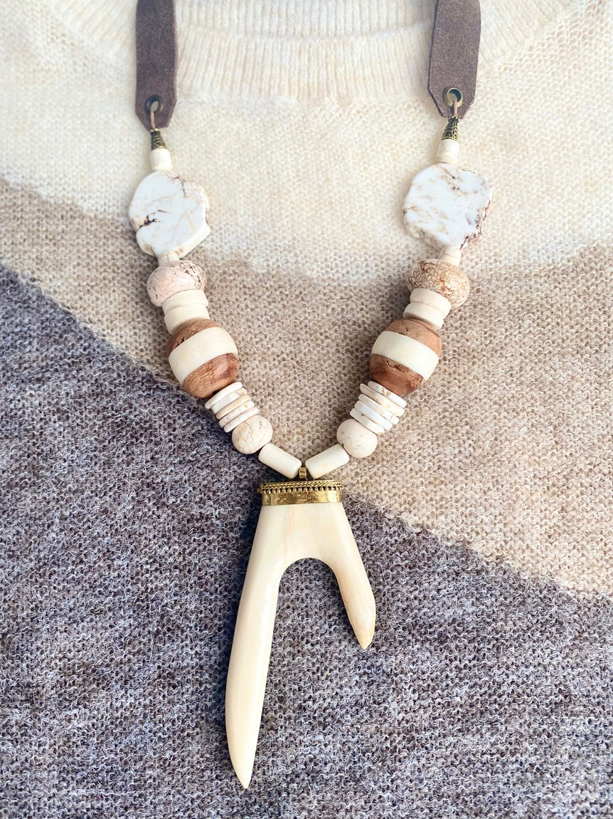 Ivory Pendant Necklace