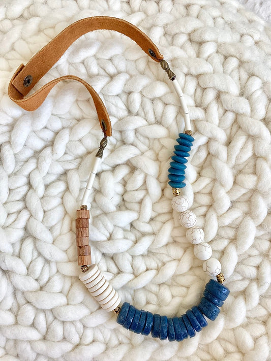 Ivory & Teal Necklace