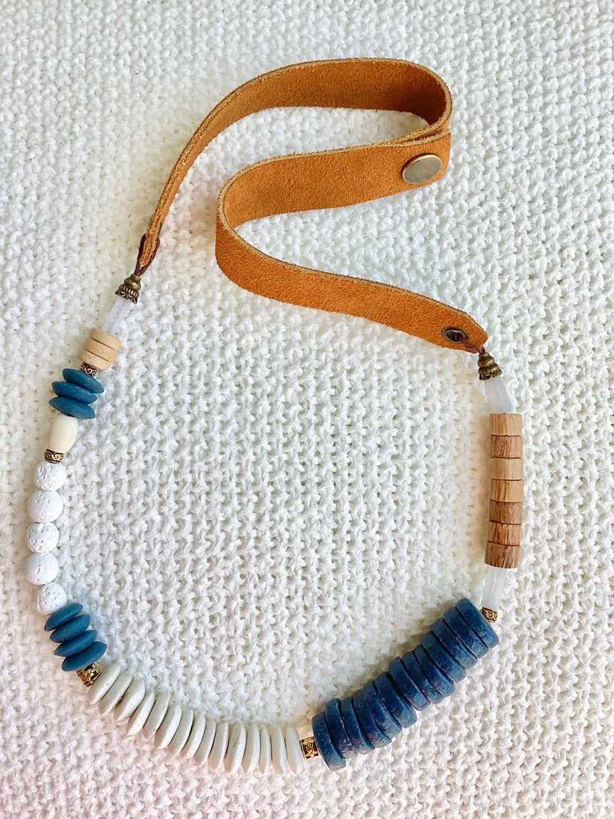 Ivory Teal Necklace