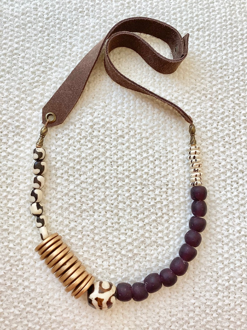 Burgundy Necklace