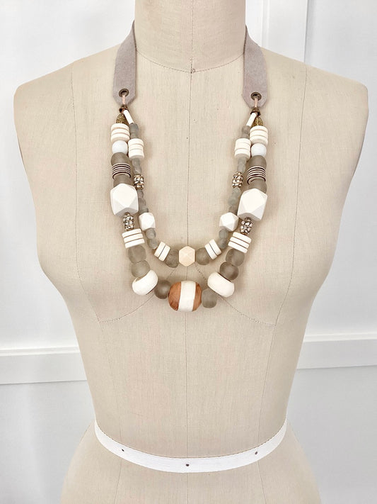 Double-layered Chunky Necklace