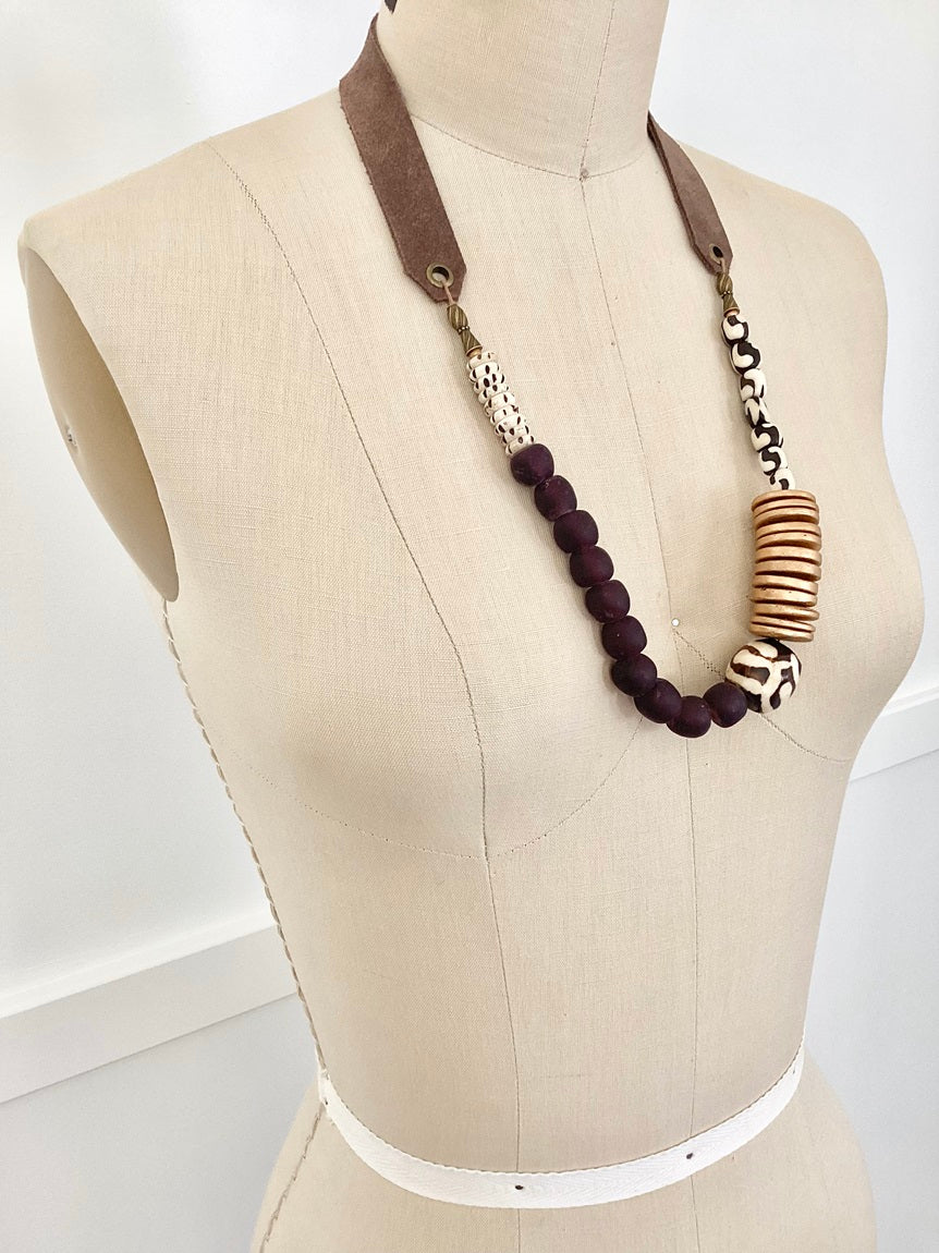 Burgundy Necklace