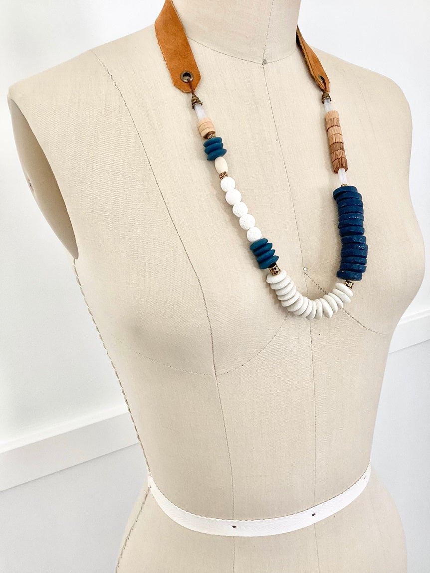 Ivory Teal Necklace