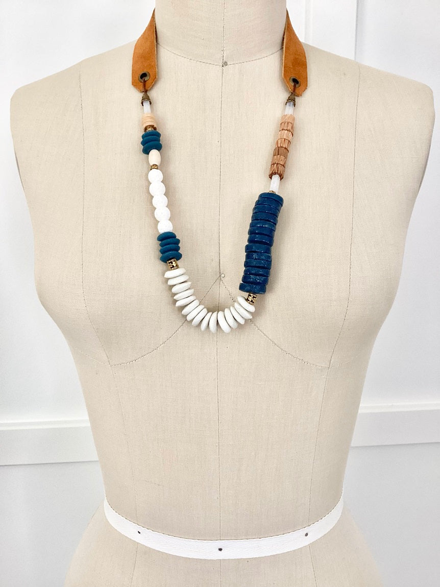 Ivory Teal Necklace